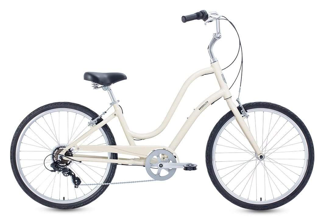 Brighton 7 Speed Cruiser Brighton 7 Cruiser Bike Ivory 7D-CRU-IV-W